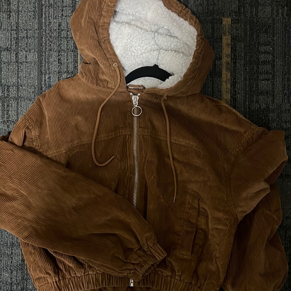 Cropped Corduroy Jacket